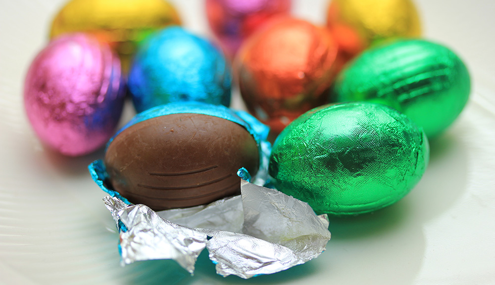 Chocolate Easter eggs